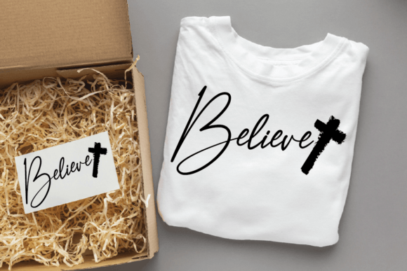 Believe, Christian SVG Designs: Premium Graphics for Crafts