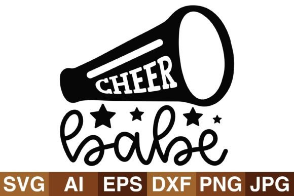 Cheer Babe Svg Design for Graphics and Crafts