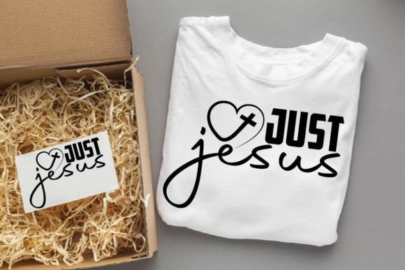 Just Jesus, Christian Svg Designs for Graphics and Crafts