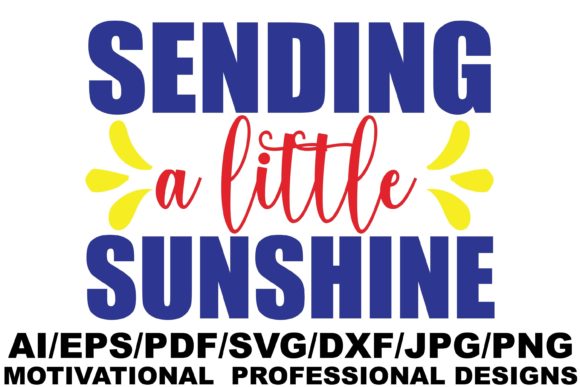 Sending a Little Sunshine Design Graphics for Crafts